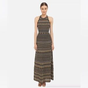 MISSONI Lurex Geometric Maxi Dress Size 6